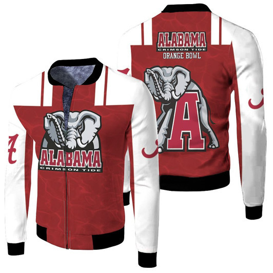 Alabama Crimson Tide Fan Fleece Bomber Jacket