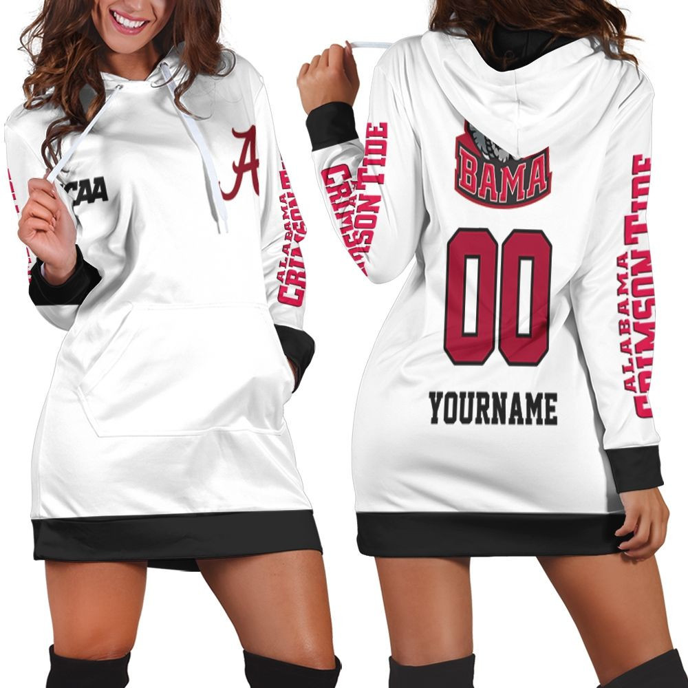 Alabama Crimson Tide Fans 3d Hoodie Dress Sweater Dress Sweatshirt Dress