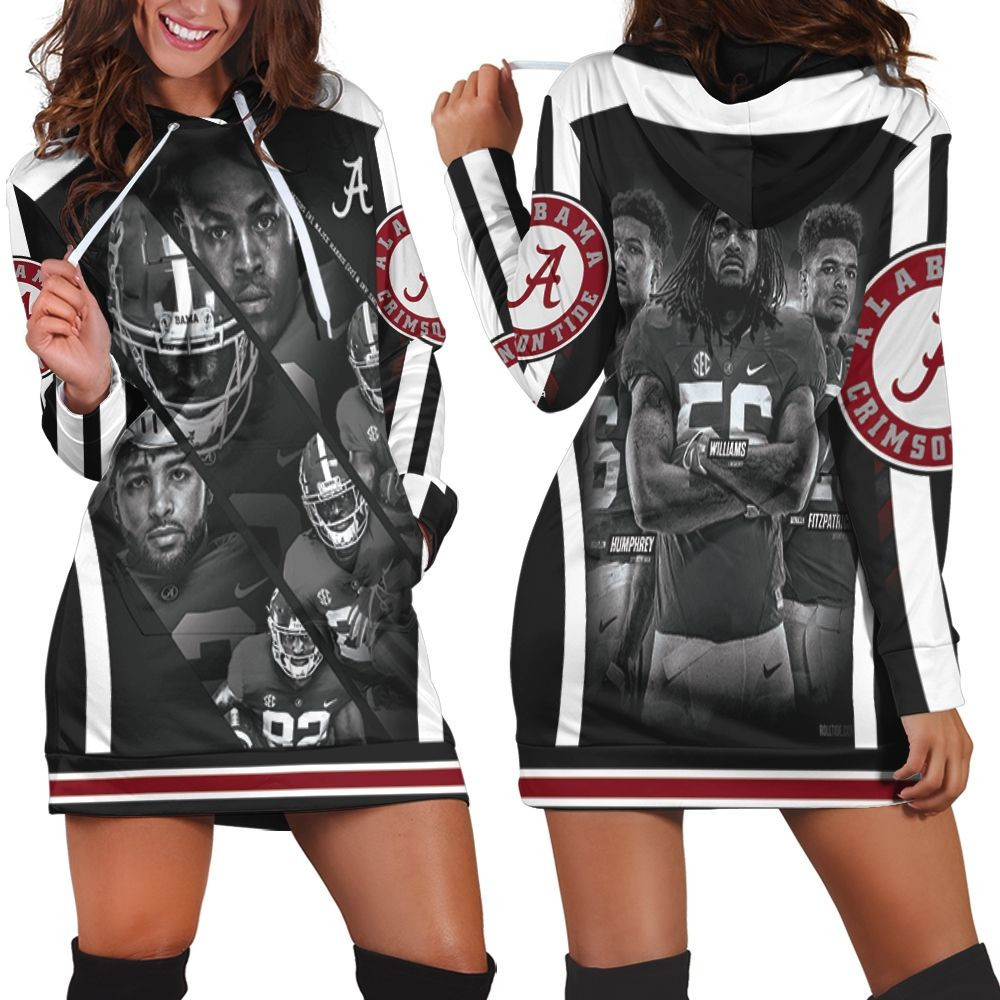 Alabama Crimson Tide Josh Jacobs Najee Harris Irv Smith Jr Hoodie Dress Sweater Dress Sweatshirt Dress