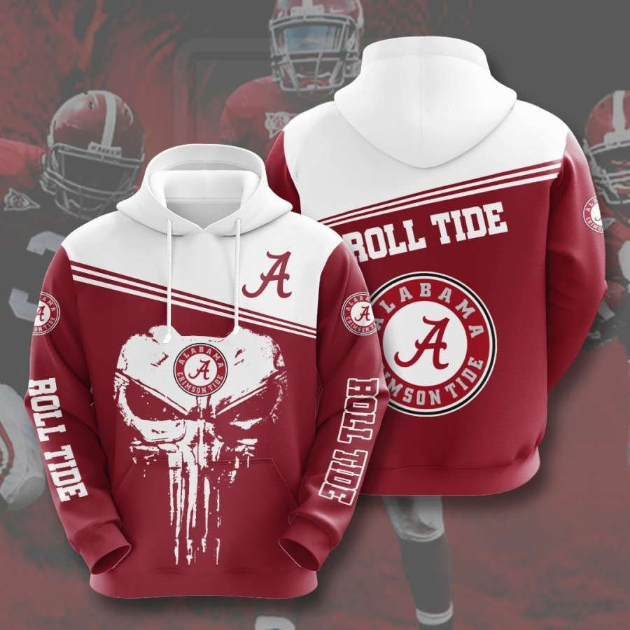 Alabama Crimson Tide No22 Custom Hoodie 3D