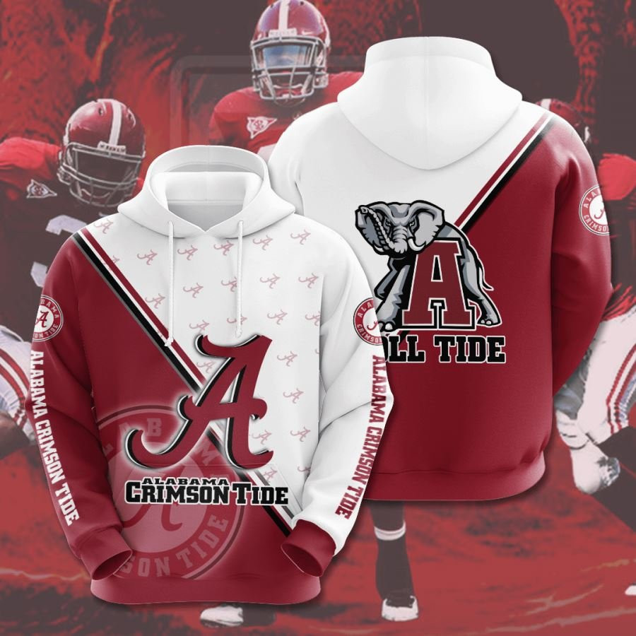 Alabama Crimson Tide No27 Custom Hoodie 3D