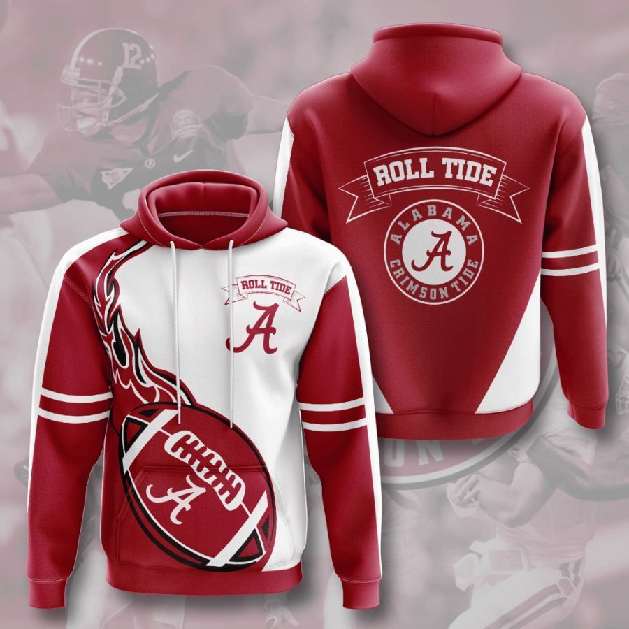 Alabama Crimson Tide No33 Custom Hoodie 3D All Over Print