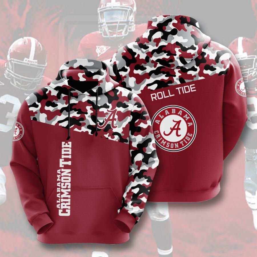 Alabama Crimson Tide No36 Custom Hoodie 3D