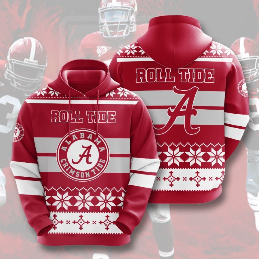 Alabama Crimson Tide No37 Custom Hoodie 3D