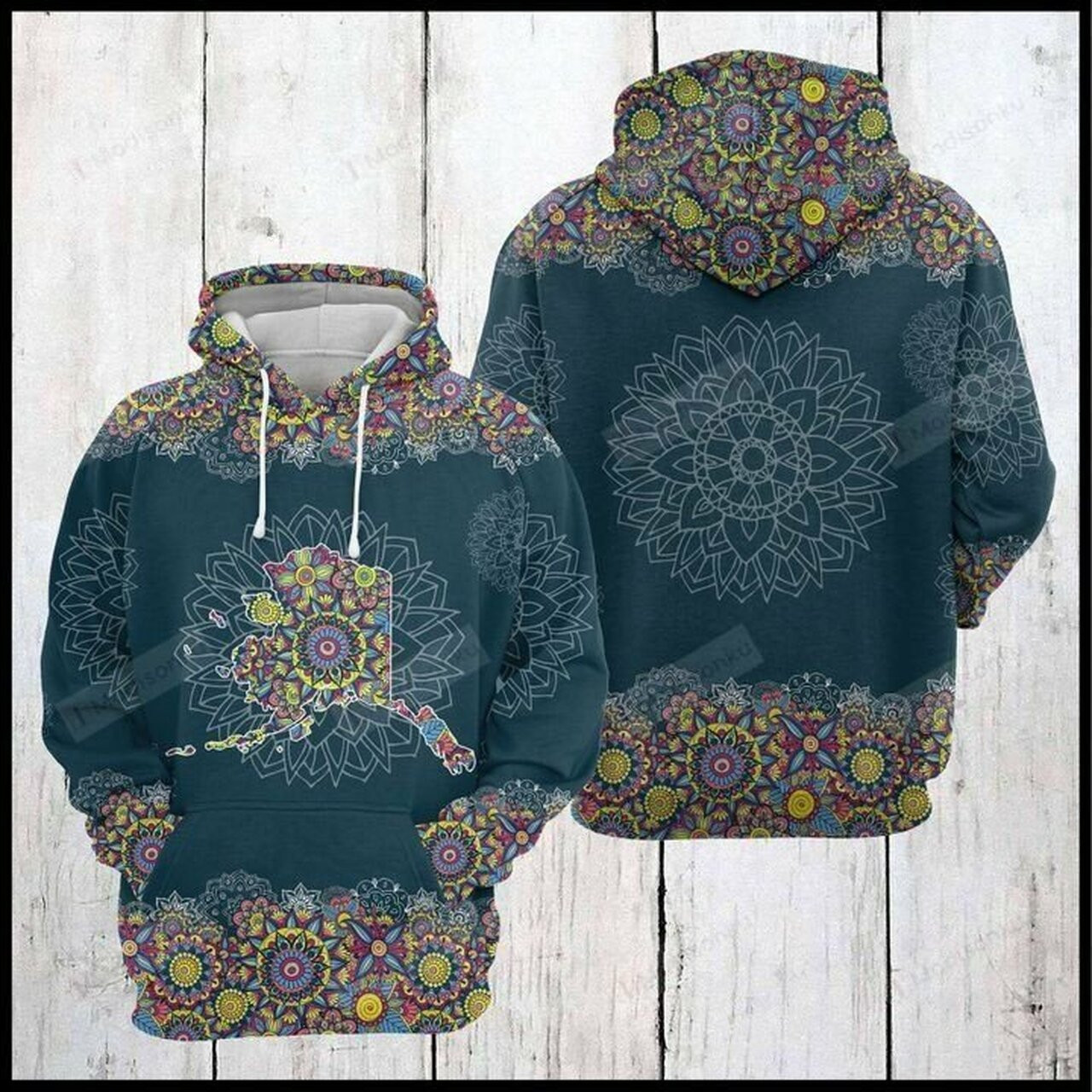 Alaska Mandala 3d All Over Print Hoodie