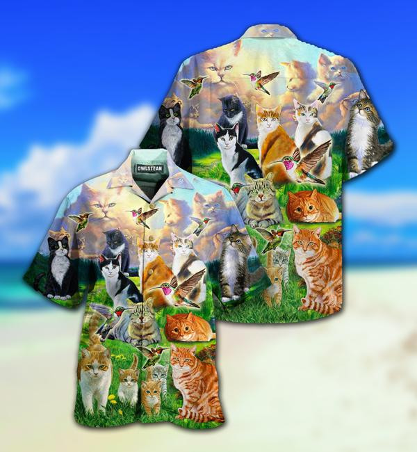 All Cats Go To Heaven Limited Edition - Hawaiian Shirt - Hawaiian Shirt For Men
