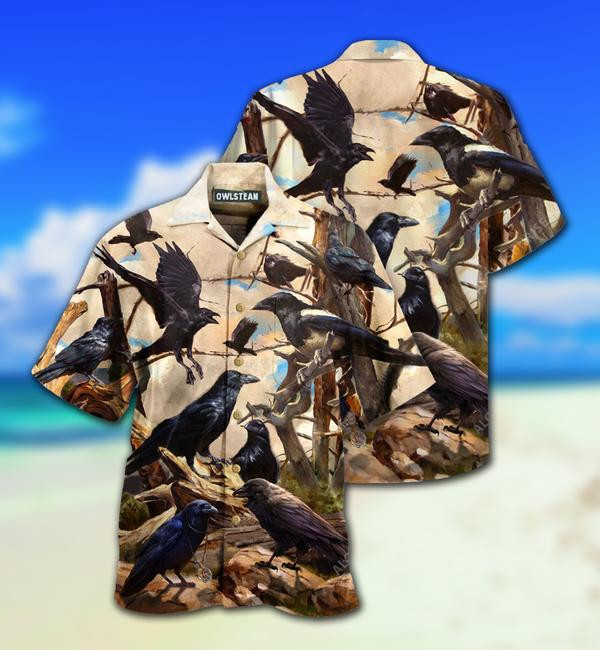 All Crows Are Not Raven Limited Edition - Hawaiian Shirt Hawaiian Shirt For Men