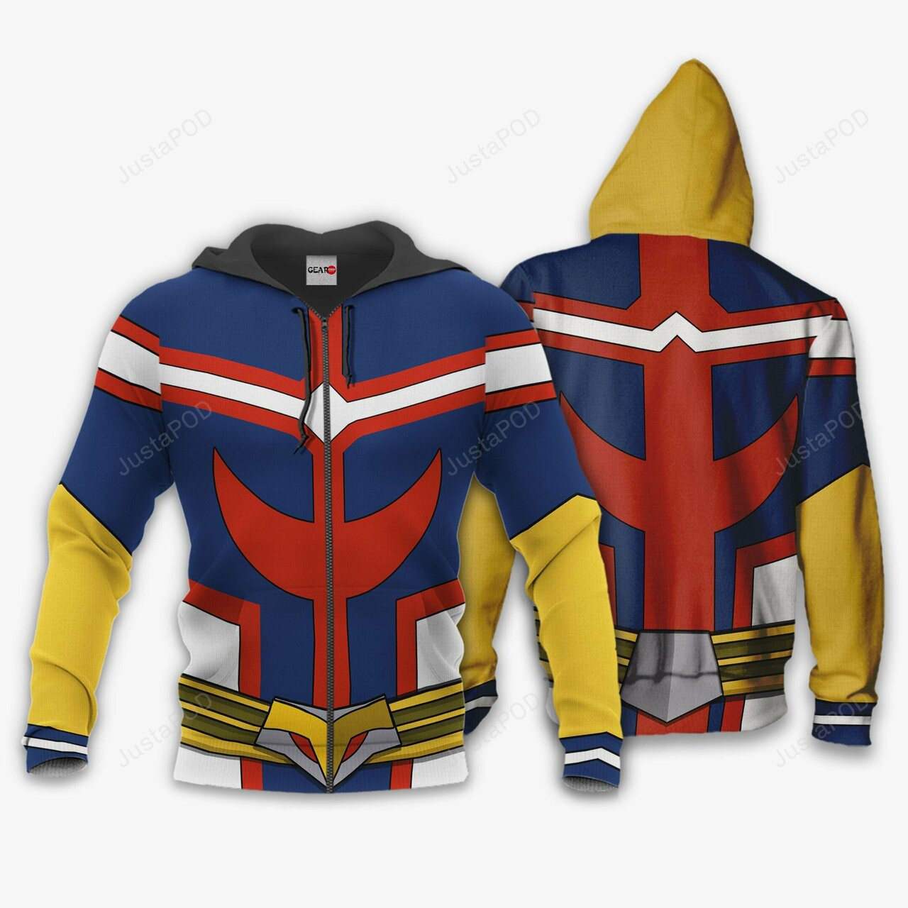All Might My Hero Academia Anime 3d All Over Print Hoodie