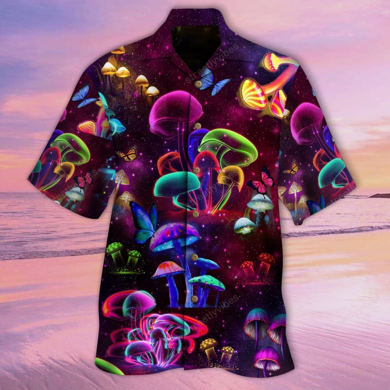 All Mushrooms Are Edible. Some Only Once Unisex Hawaiian Shirt Hawaiian Shirt For Men