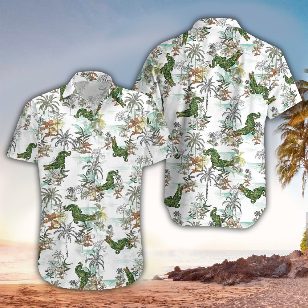 Alligator Aloha Shirt Hawaiian Shirt For Alligator Lovers Shirt for Men and Women