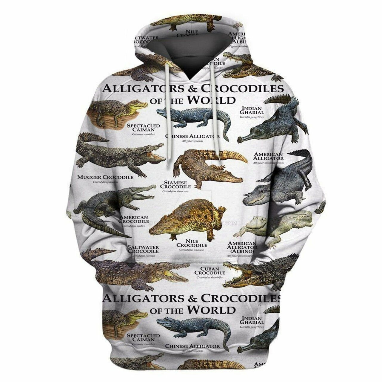 Alligator Crocodile 3d All Over Print Hoodie