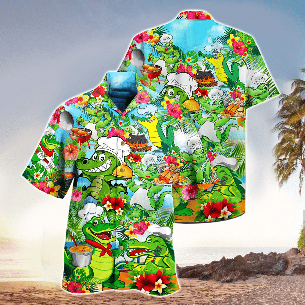 Alligator Hawaii Shirt Perfect Hawaiian Shirt For Alligator Lover Shirt for Men and Women