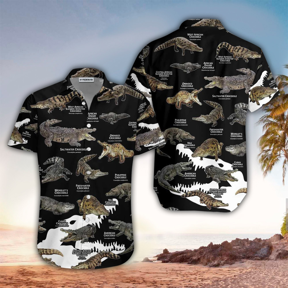 Alligator Hawaiian Shirt Alligator Shirt For Alligator Lover Shirt for Men and Women