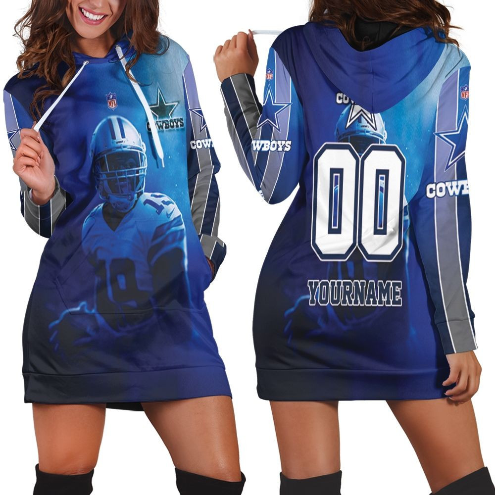 Amari Cooper 19 Dallas Cowboys 3d Hoodie Dress Sweater Dress Sweatshirt Dress