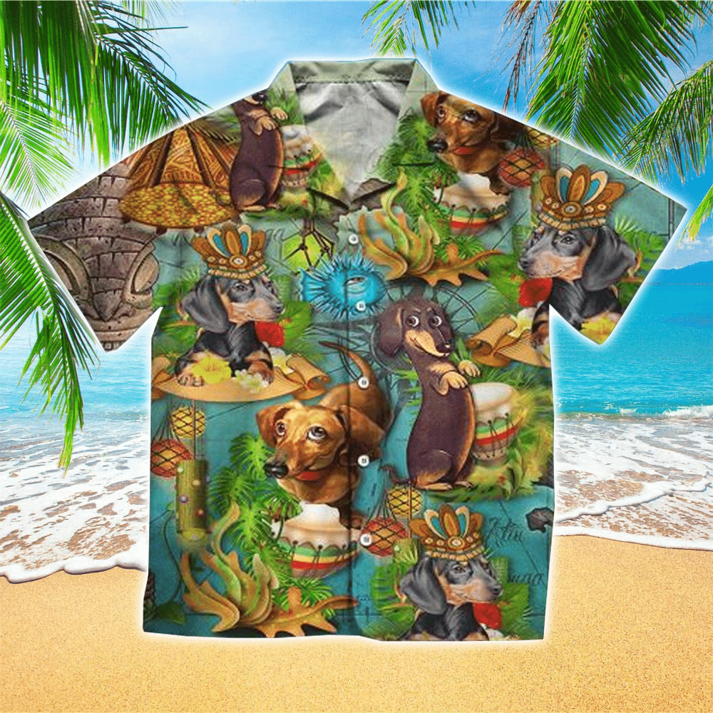 Amazing Dachshund Funny Summer Gift For Dog Lovers Hawaiian Shirt for Men and Women
