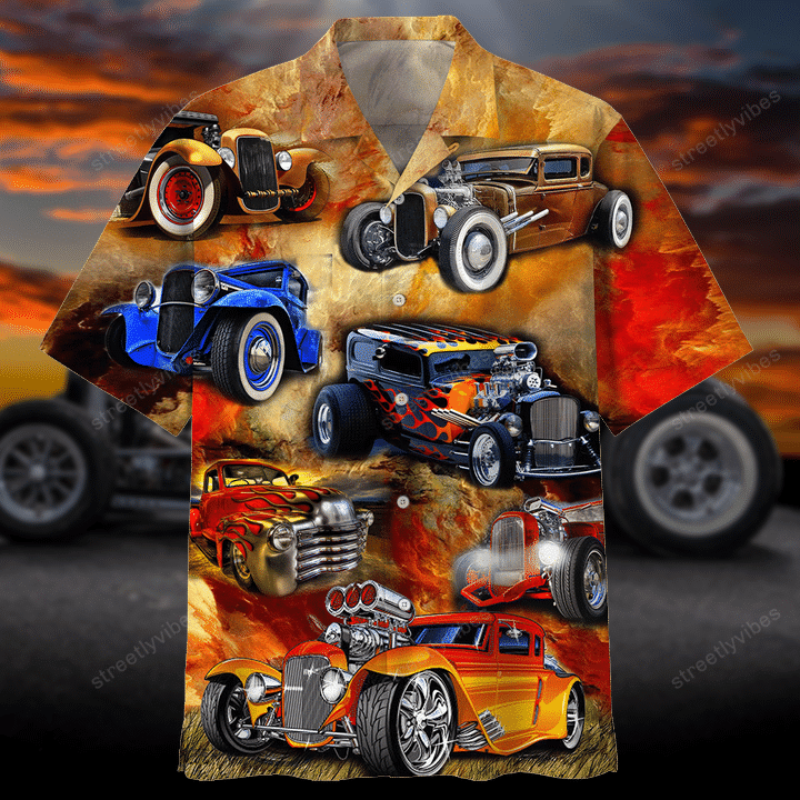 Amazing Hot Rod Hawaiian Shirt Hawaiian Shirt For Men