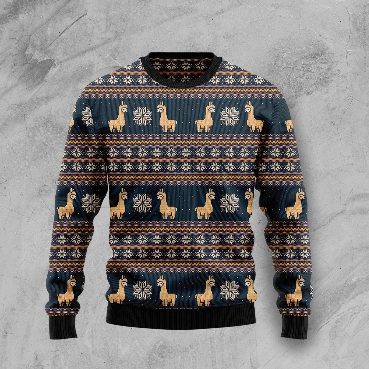 Amazing Llama Ugly Christmas Sweater Ugly Sweater For Men Women