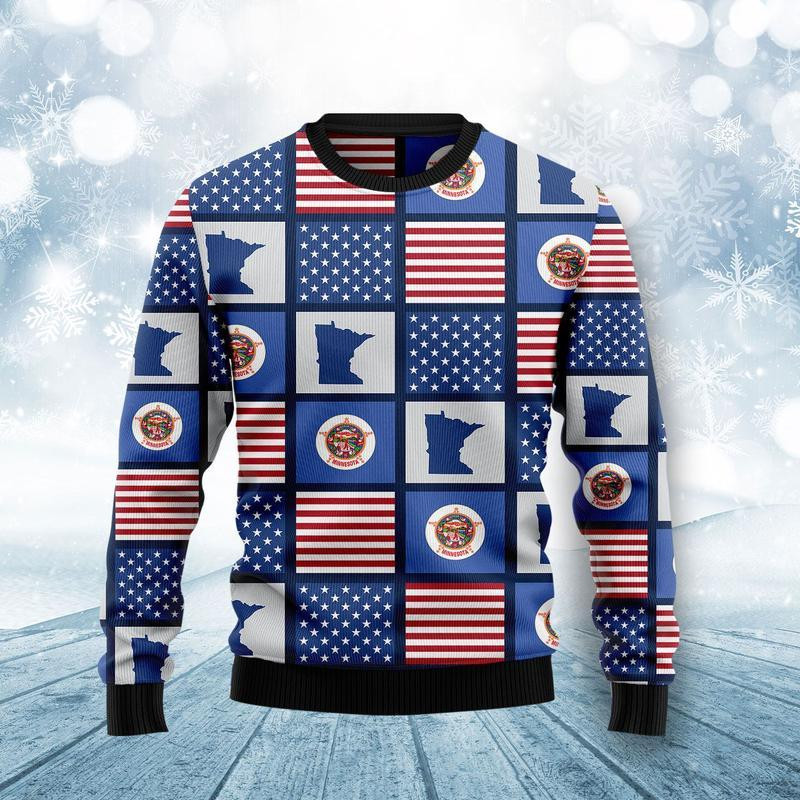 Amazing Minnesota Ugly Christmas Sweater Ugly Sweater For Men Women