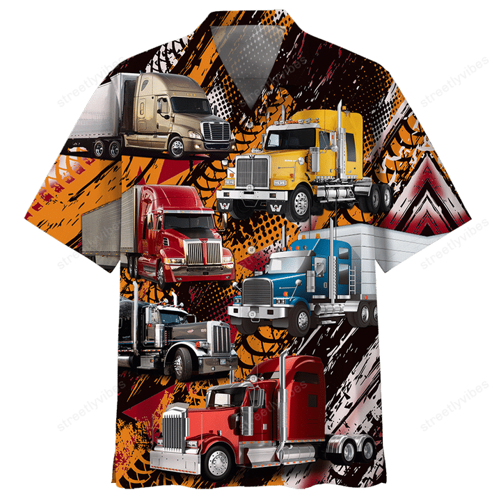 Amazing Trucker Hawaiian Shirt Hawaiian Shirt For Men