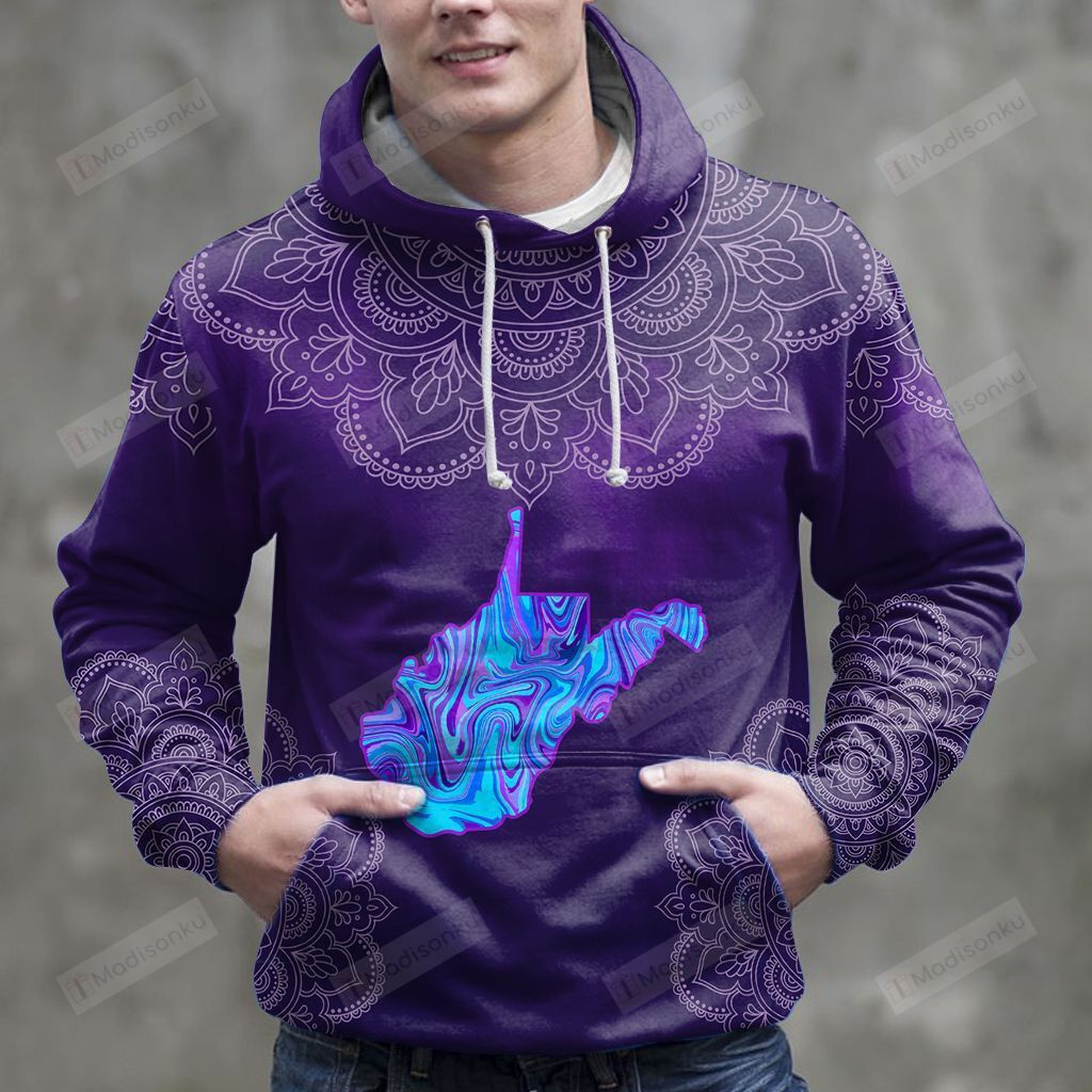 Amazing West Virginia State 3D All Over Print Hoodie