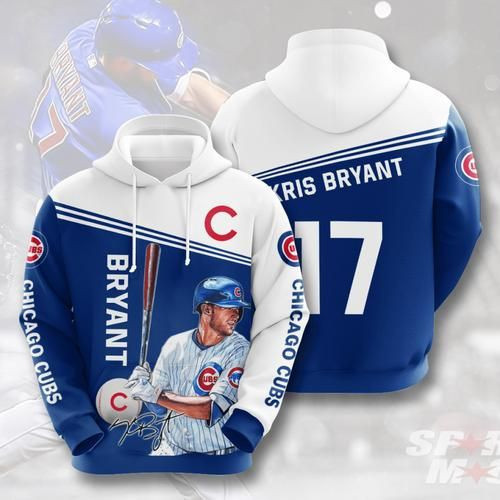Amazon Sports Team Kris Bryant Chicago Cubs No823 Hoodie 3D Size S to 5XL