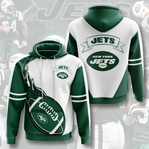 Amazon Sports Team New York Jets No1037 Hoodie 3D Size S to 5XL