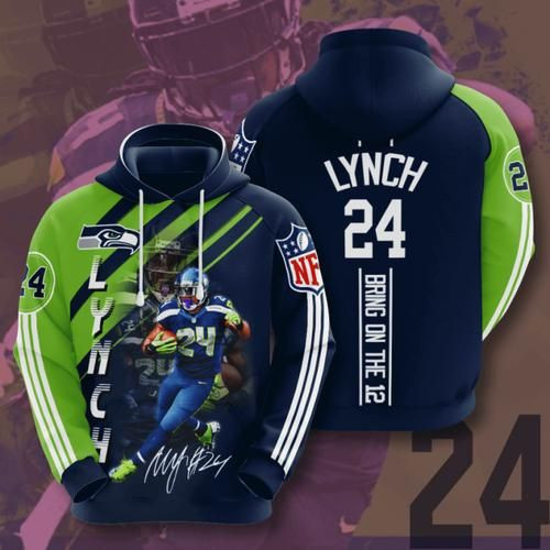Amazon Sports Team Nfl Seattle Seahawks No545 Hoodie 3D Size S to 5XL