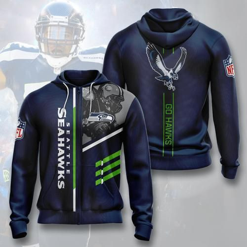 Amazon Sports Team Seattle Seahawks No800 Hoodie 3D Size S to 5XL