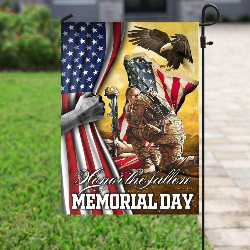 America Flag Honor The Fallen Memorial Day Garden Flag House Flag