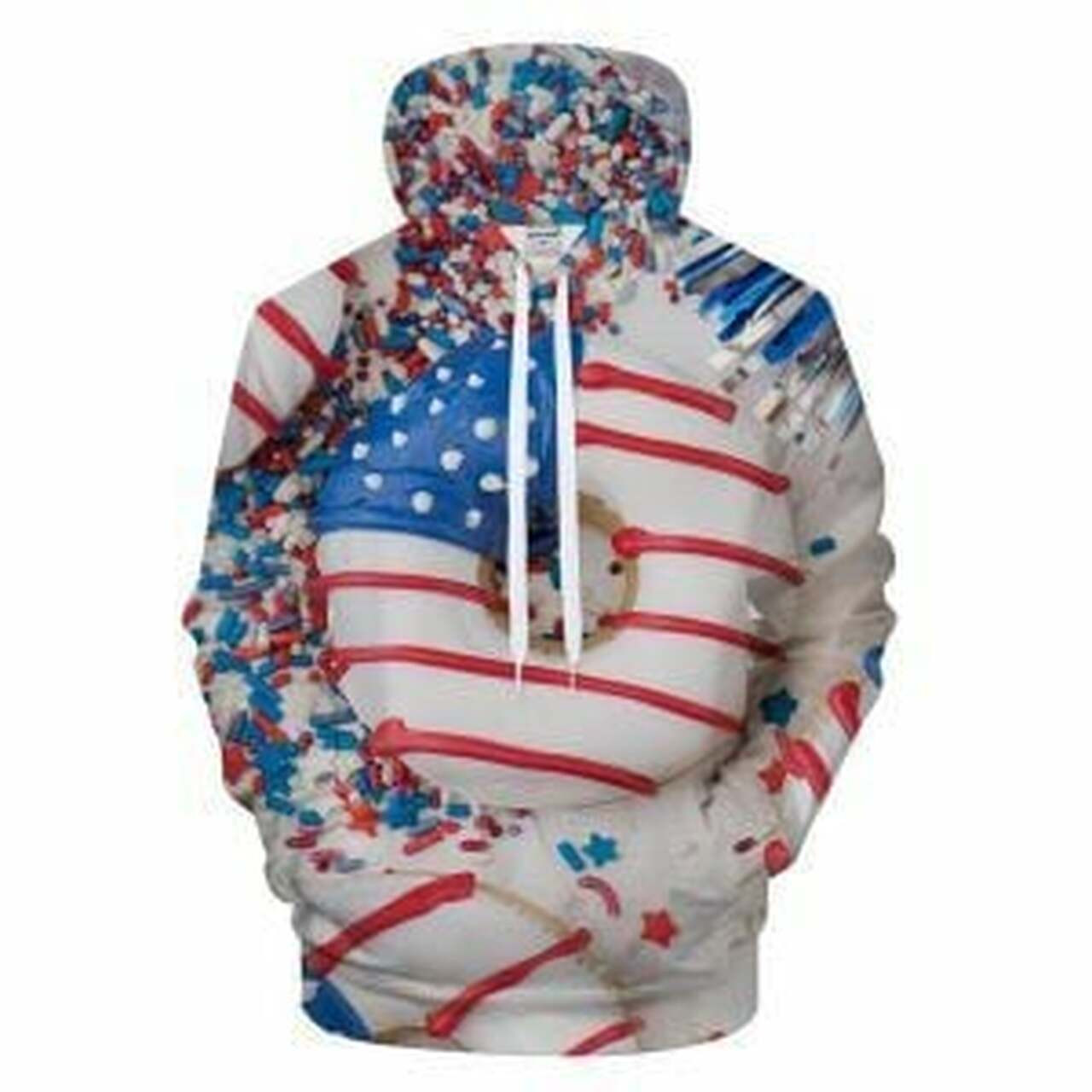 American Donuts 3d All Over Print Hoodie