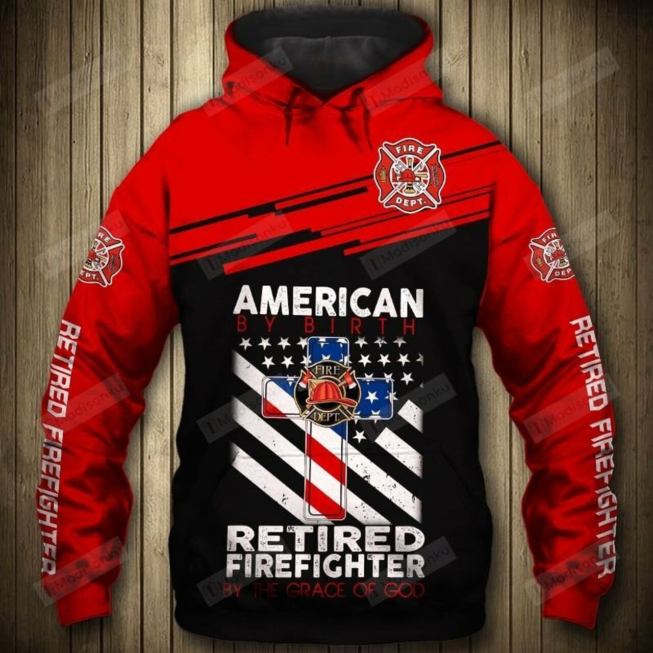 American Firefighter For Unisex 3d All Over Print Hoodie, Zip-up Hoodie
