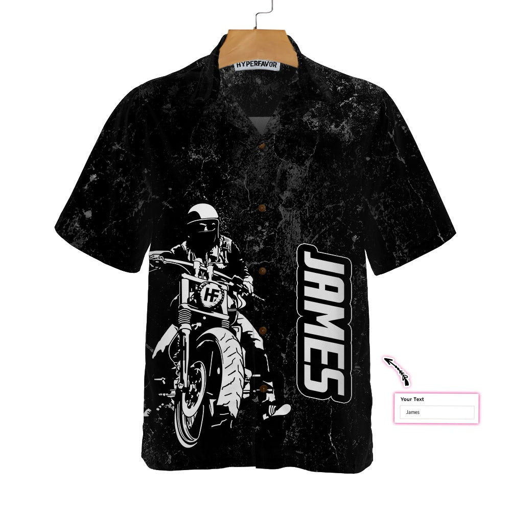 American Motorcycle Indian For Old Biker Custom Hawaiian Shirt Personalized Riding Skull Native American Shirt