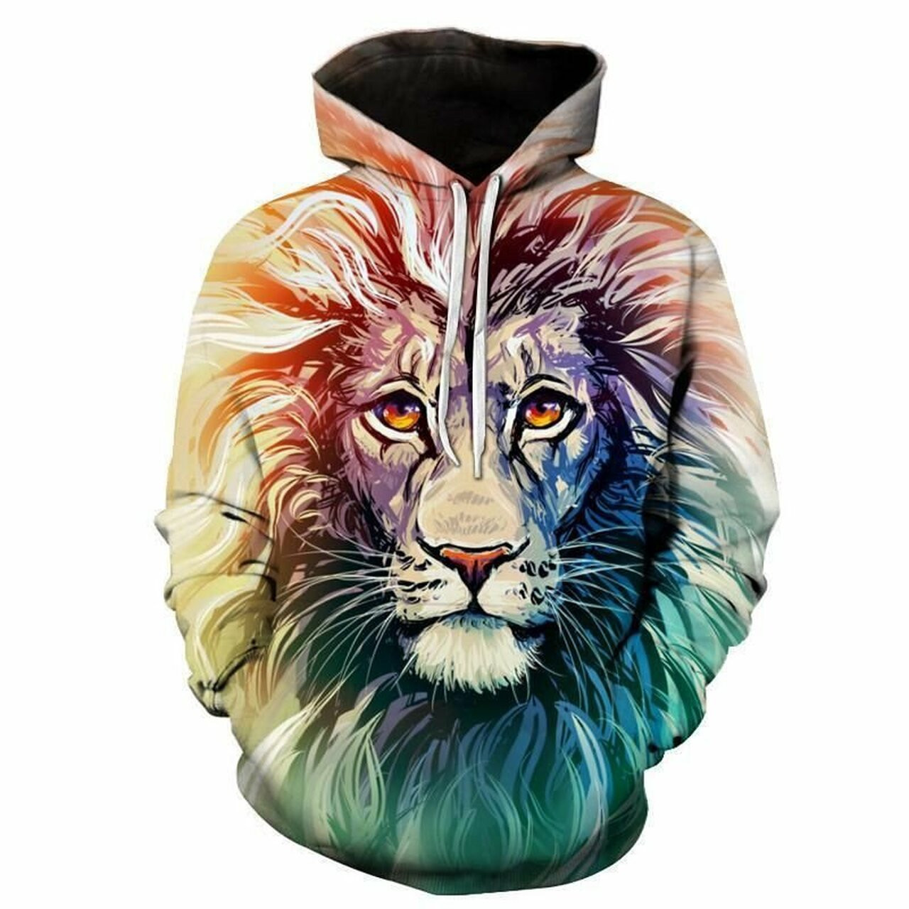 Ancient Colorful Lion 3d All Over Print Shirt T Shirt Hoodie Zip Hoodie Sweater Up To 5xl