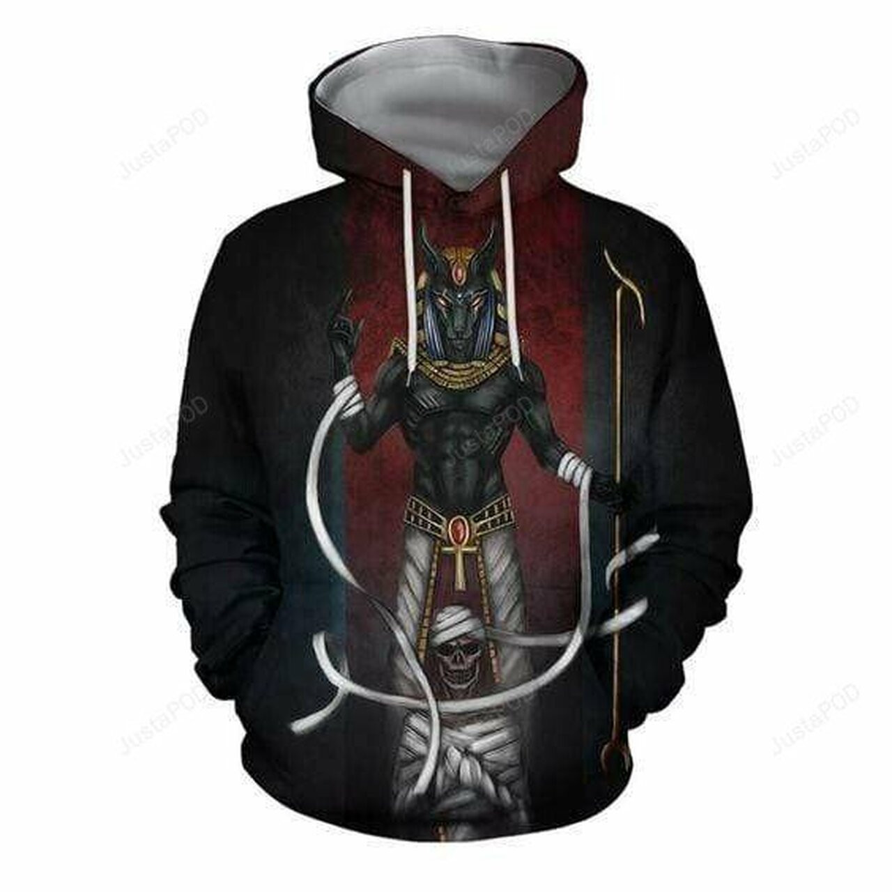 Ancient Egyptian Goddesses Anubis 3d All Print Hoodie