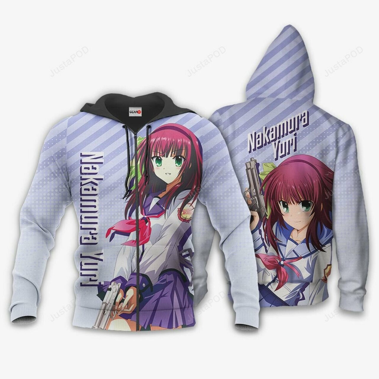 Angel Beats Nakamura Yuri 3d All Over Print Hoodie