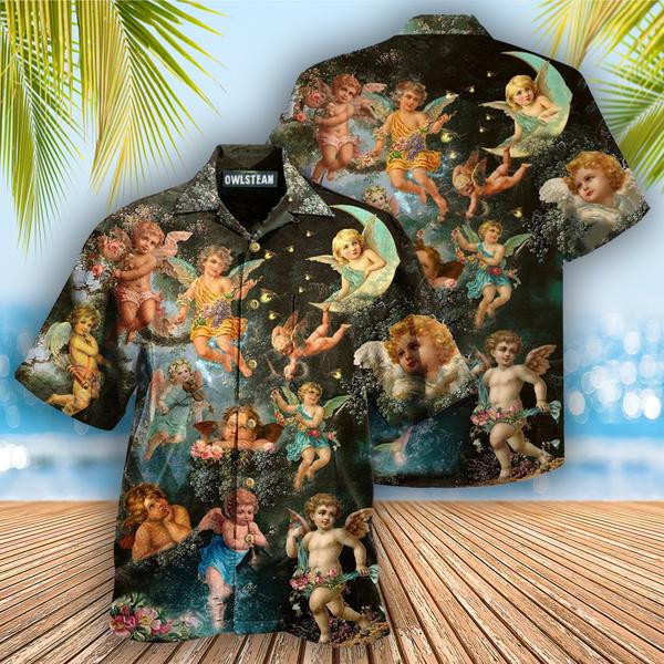Angel Lift Your Wings Angel Will Appear Edition - Hawaiian Shirt - Hawaiian Shirt For Men