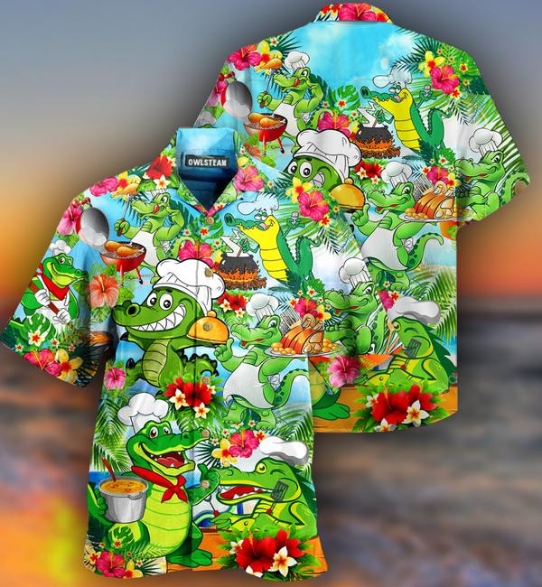 Animals Alligator Chef Limited Edition - Hawaiian Shirt - Hawaiian Shirt For Men