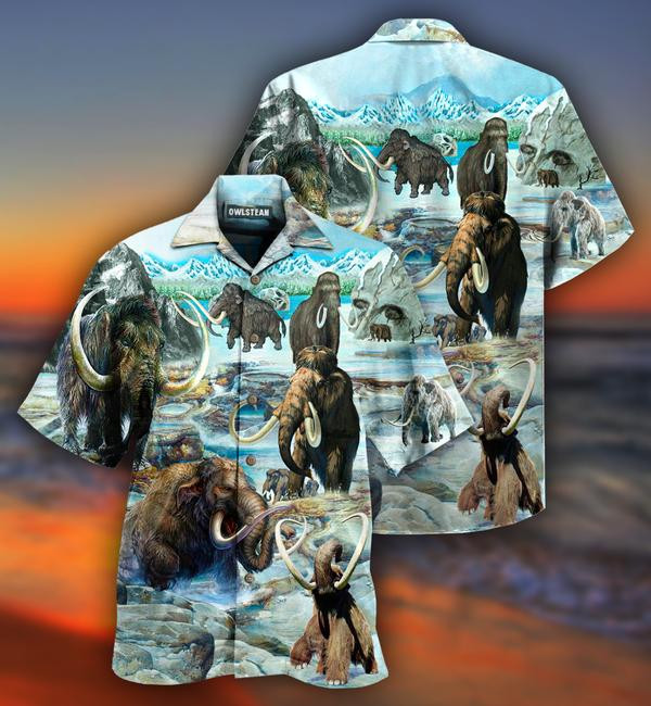 Animals Back To Time Mammoth Alive Limited Edition - Hawaiian Shirt Hawaiian Shirt For Men