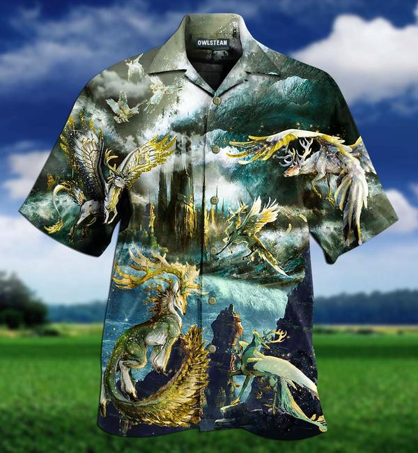 Animals Fly Mythicize Limited Edition - Hawaiian Shirt - Hawaiian Shirt For Men