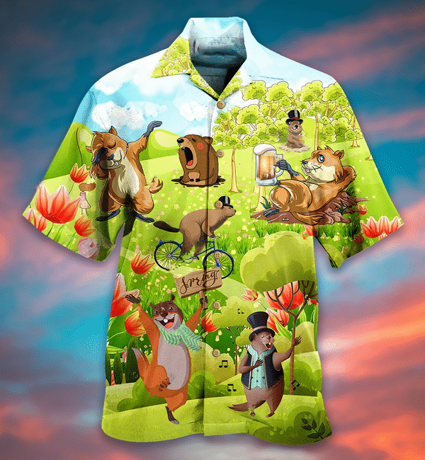 Animals Happy Dancing Limited Edition - Hawaiian Shirt - Hawaiian Shirt For Men