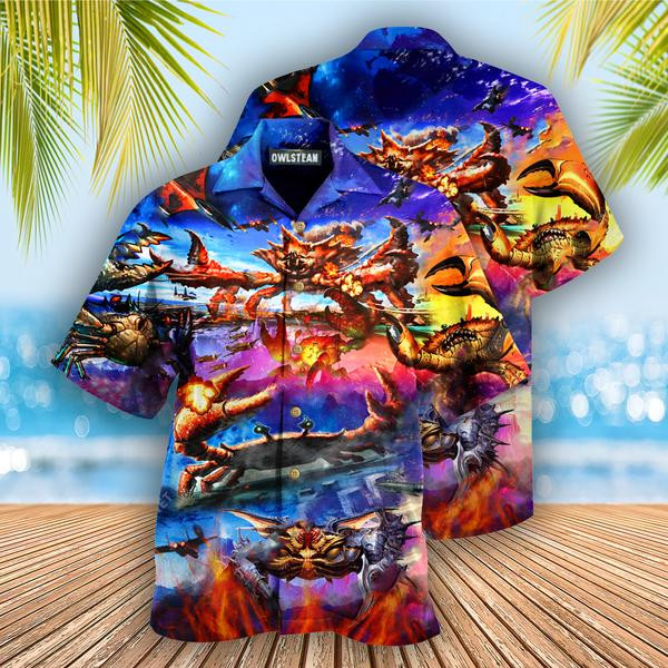 Animals King Of Crab War Edition - Hawaiian Shirt - Hawaiian Shirt For Men