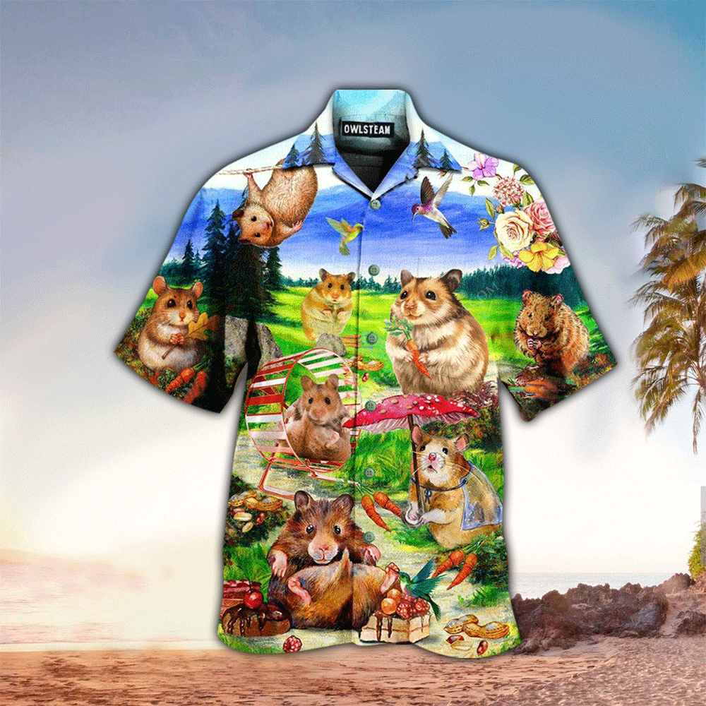 Animals Life Is Better With A Hamster Limited Edition Hawaiian Shirt for Men and Women