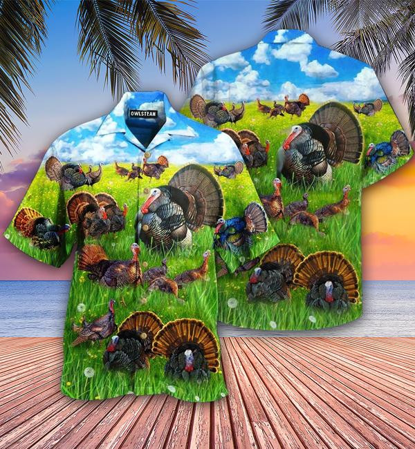 Animals Life Is Better With A Turkey Edition - Hawaiian Shirt - Hawaiian Shirt For Men