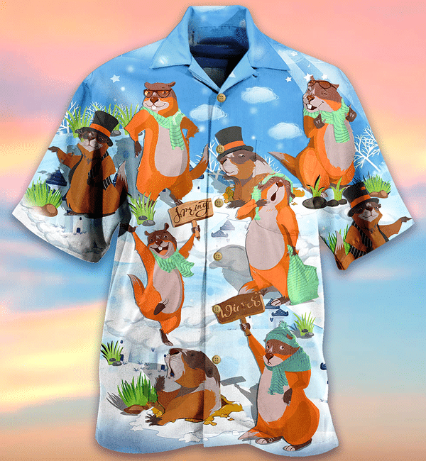 Animals Love Snow Limited Edition - Hawaiian Shirt - Hawaiian Shirt For Men
