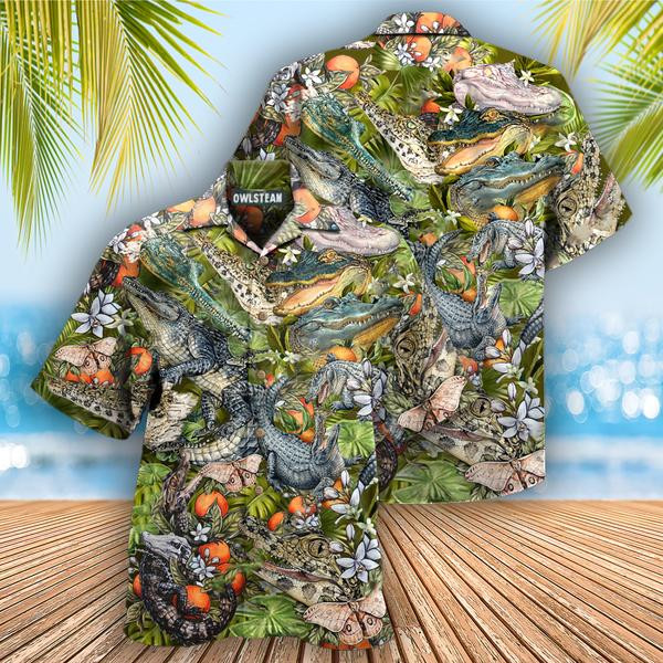 Animals Make Friends With Alligators Edition - Hawaiian Shirt - Hawaiian Shirt For Men