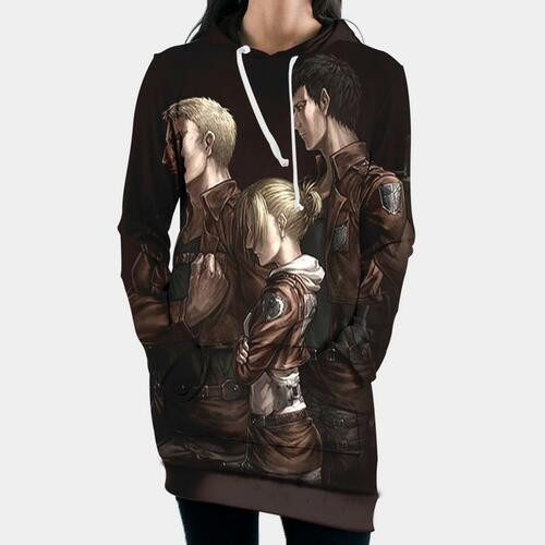 Annie Reiner Bertholdt 3d Hoodie Dress Sweater Dress Sweatshirt Dress Hoodie