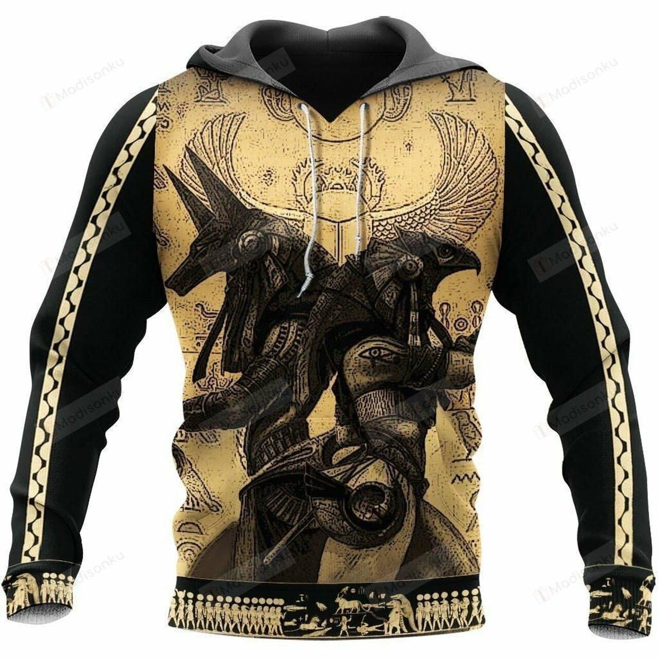 Anubis Ancient Egypt 3d All Over Print Hoodie