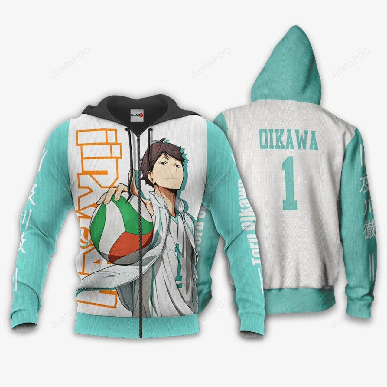 Aoba Johsai Toru Oikawa Haikyuu Anime 3d All Over Print Hoodie