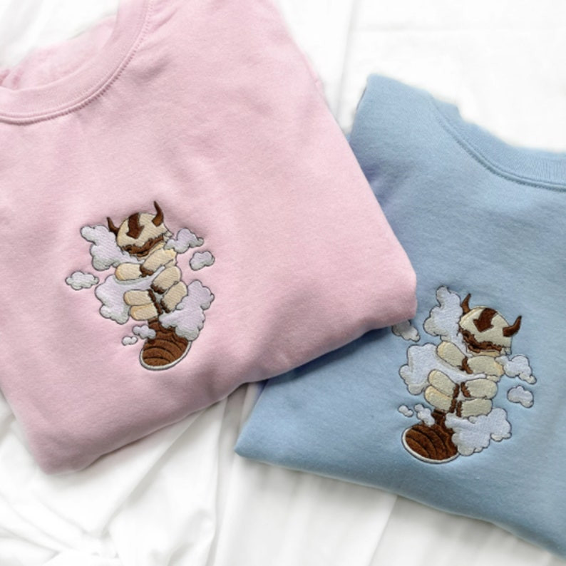 Appa Cloud Embroidered Crewneck Sweatshirt