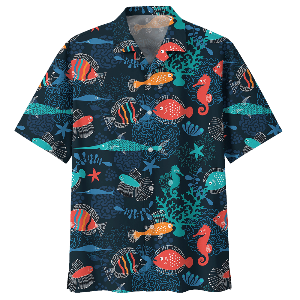 Aquarium Hawaiian Shirt - Hawaiian Shirt For Men